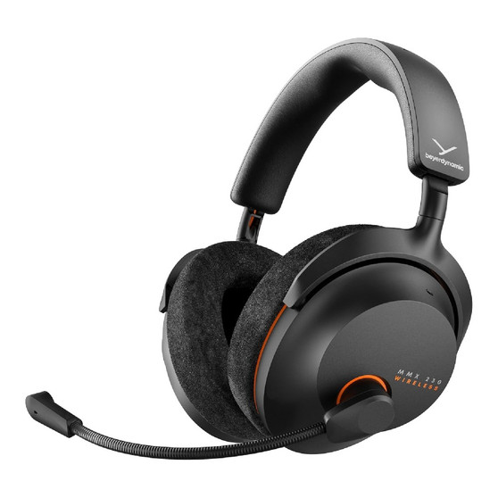 Beyerdynamic MMX 230 Wireless Gaming Headset, Closed-Back (Black)