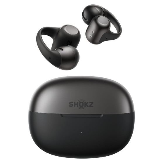 Shokz OpenDots Two Open-Ear Clip-On True Wireless Earbuds (Black)