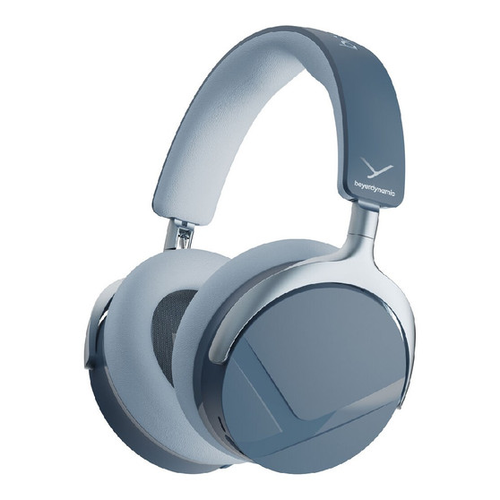 Beyerdynamic AVENTHO Y Active Noise Cancellation Wireless Headphones Over-Ear, Closed-Back (Blue Fusion)
