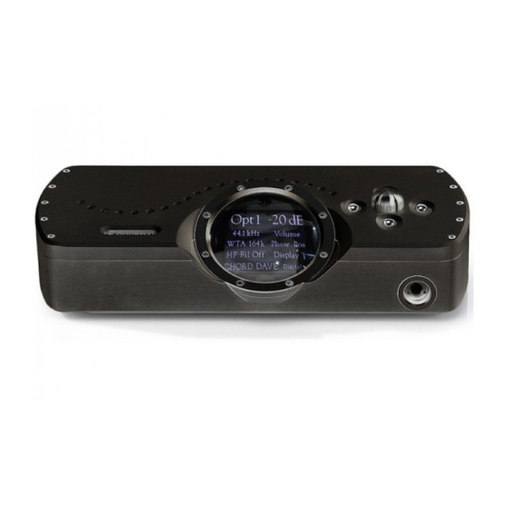 Chord Dave DAC & Amplifier (Black)