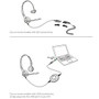 Jabra Biz 2400 II UC USB Mono BT USB Headset, 3 Wearing Styles, Bluetooth & USB-A