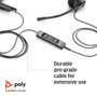 Poly Plantronics EncorePro 525 USB Stereo Noise Cancelling Headset, USB-A
