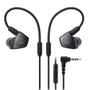 Audio-Technica ATH-LS300iS Triple Armature Driver In-Ear Headphones With In-line Mic & Control