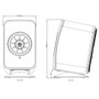 KEF P1 Desk Pad For LSX II LT, LSX II & LSX (Silver)