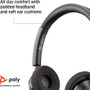 Poly Plantronics Blackwire 3320-M Teams Stereo Office Headset, USB-C