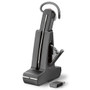 Poly Plantronics Savi 8245 UC Convertible Wireless DECT Headset, With D200 Adapter, With Charging Base, Unlimited Talk Time, USB-A