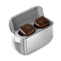 Master & Dynamic MW08 Active Noise-Cancelling True Wireless Earbuds (Brown Ceramic / Stainless Steel Case)