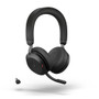 Jabra Evolve2 75 MS Stereo ANC, Wireless Bluetooth Headset, Link 380 Adapter, USB-C (Black)