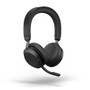 Jabra Evolve2 75 UC Stereo ANC, Wireless Bluetooth Headset, Link 380 Adapter, USB-A (Black)
