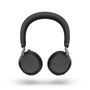 Jabra Evolve2 75 UC Stereo ANC, Wireless Bluetooth Headset, Link 380 Adapter, With Charging Stand, USB-C (Black)
