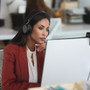 Jabra Evolve2 75 UC Stereo ANC, Wireless Bluetooth Headset, Link 380 Adapter, With Charging Stand, USB-C (Black)