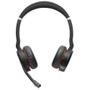Jabra Evolve 75 SE UC Stereo ANC, Wireless Bluetooth Headset, Link 380 Adapter, With Charging Stand, USB-A