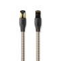 KEF K-Stream High Performance Cat 6A Interspeaker Cable 8m (White With Copper)
