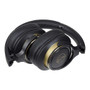 Audio-Technica ATH-WS660BT Solid Bass Wireless Over-Ear Headphones (Black Gold)