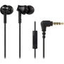 Audio-Technica ATH-CK350iS BK Earphones with Mic (Black)