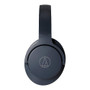 Audio-Technica ATH-ANC500BT QuietPoint® Wireless Active Noise-Cancelling Headphones (Navy)