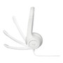 Logitech H390 Wired USB Headset With Noise-Cancelling Mic, USB-A (Off-White)