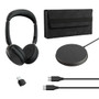 Jabra Evolve2 65 Flex MS Stereo ANC, Wireless Bluetooth Headset, With Wireless Charger, USB-C