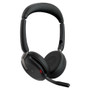 Jabra Evolve2 65 Flex MS Stereo ANC, Wireless Bluetooth Headset, With Wireless Charger, USB-C