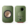 KEF LSX II Wireless HiFi Speakers, 2nd Generation (Olive Green)