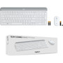Logitech MK470 Slim Wireless Keyboard and Mouse Combo, Standard Receiver (USB-A) (Off-White)