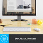 Logitech MK470 Slim Wireless Keyboard and Mouse Combo, Standard Receiver (USB-A) (Off-White)