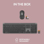 Logitech MK950 Signature Slim Wireless Keyboard and Mouse Combo, Logi Bolt USB Receiver (USB-A) (Graphite)