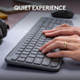Logitech MK950 Signature Slim Wireless Keyboard and Mouse Combo, Logi Bolt USB Receiver (USB-A) (Graphite)