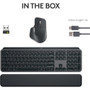Logitech MX Keys S Wireless Keyboard and Mouse Combo, Logi Bolt USB Receiver (USB-A)