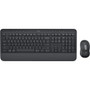 Logitech Signature MK650 Wireless Keyboard and Mouse Combo for Business, Logi Bolt USB Receiver (USB-A) (Graphite)