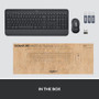 Logitech Signature MK650 Wireless Keyboard and Mouse Combo for Business, Logi Bolt USB Receiver (USB-A) (Graphite)