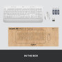 Logitech Signature MK650 Wireless Keyboard and Mouse Combo for Business, Logi Bolt USB Receiver (USB-A) (Off-White)