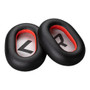 Poly Voyager 8200 Black Leatherette Ear Cushions, 1 Pair, 2 Pcs