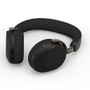 Jabra Evolve3 75 MS Stereo ANC, Wireless Bluetooth Headset, Link 390 Adapter, USB-C (Black)
