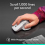 Logitech MX Master 4 Wireless Mouse, Logi Bolt USB Receiver (USB-C)  (Pale Grey)