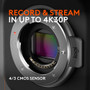 Logitech Mevo Core UHD 4K Mirrorless Streaming Camera (Graphite)