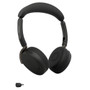 Jabra Evolve3 65 Flex MS Stereo ANC, Wireless Bluetooth Headset, With Wireless Charger, USB-C