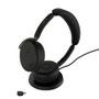 Jabra Evolve3 65 Flex MS Stereo ANC, Wireless Bluetooth Headset, With Wireless Charger, USB-C