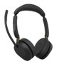 Jabra Evolve3 65 MS Stereo, Wireless Bluetooth Headset, Link 390 Adapter, USB-A