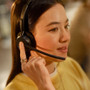 Jabra Evolve3 45 MS Mono ANC, Wireless Bluetooth Headset, Link 390 Adapter, With Charging Stand, USB-C