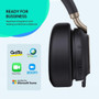 Yealink BH76 Plus Dual, ANC Wireless Bluetooth Headset with Charging Stand, MS Teams, USB-C/A (Black)
