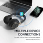 Yealink BH76 Plus Dual, ANC Wireless Bluetooth Headset with Charging Stand, UC, USB-C/A (Black)