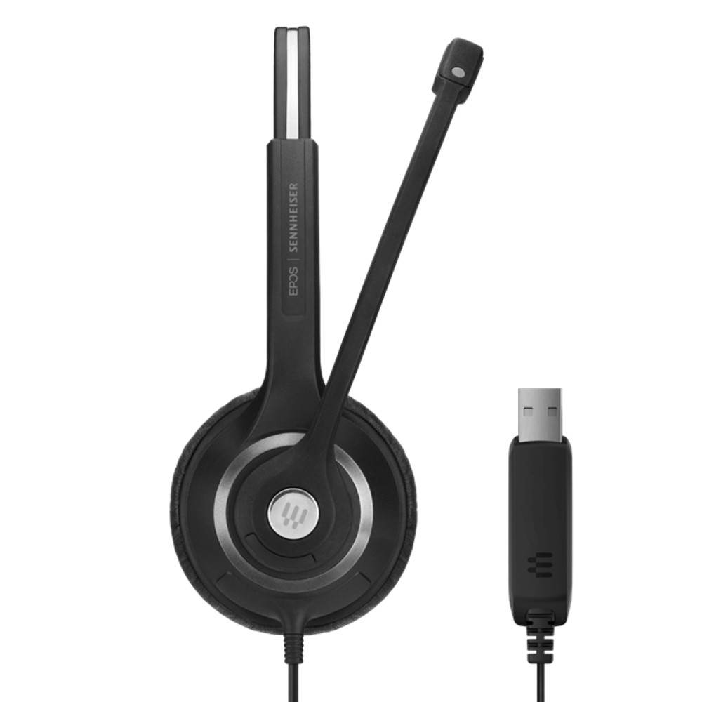 Epos sennheiser impact sc 230 usb ms ii usb-a mono slušalke sprednji pogled