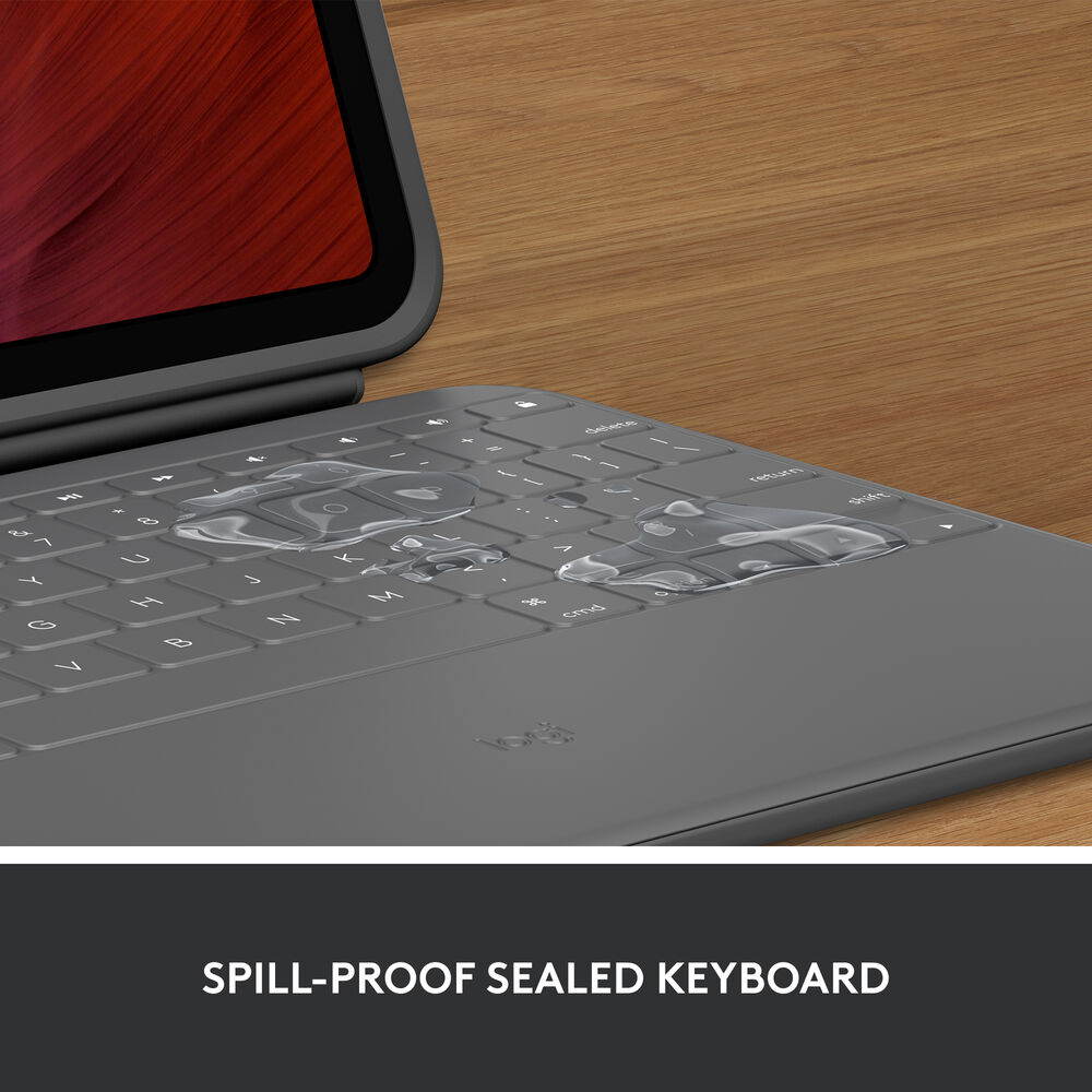 【ラン】Logicool RUGGED FOLIO iK1061GRA Logitech Singapore | Work From Home Equipment's | Logitech iPad