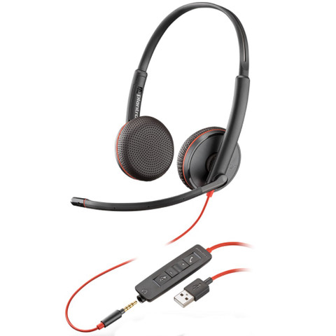 Poly Plantronics Blackwire 3225 Stereo 