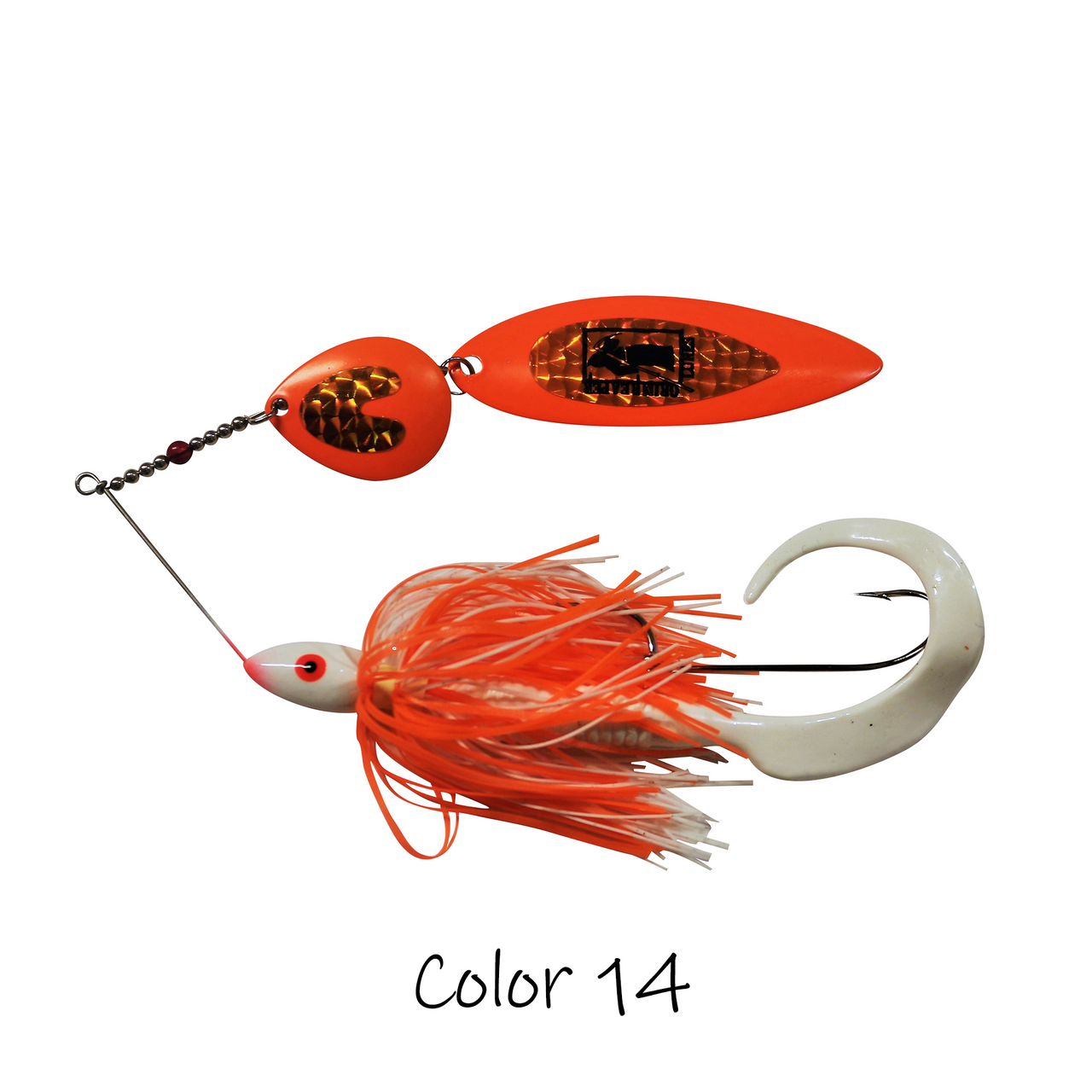 Fish Head 2200106 Primal Spinnerbait With Under Spin 3/8 for sale online