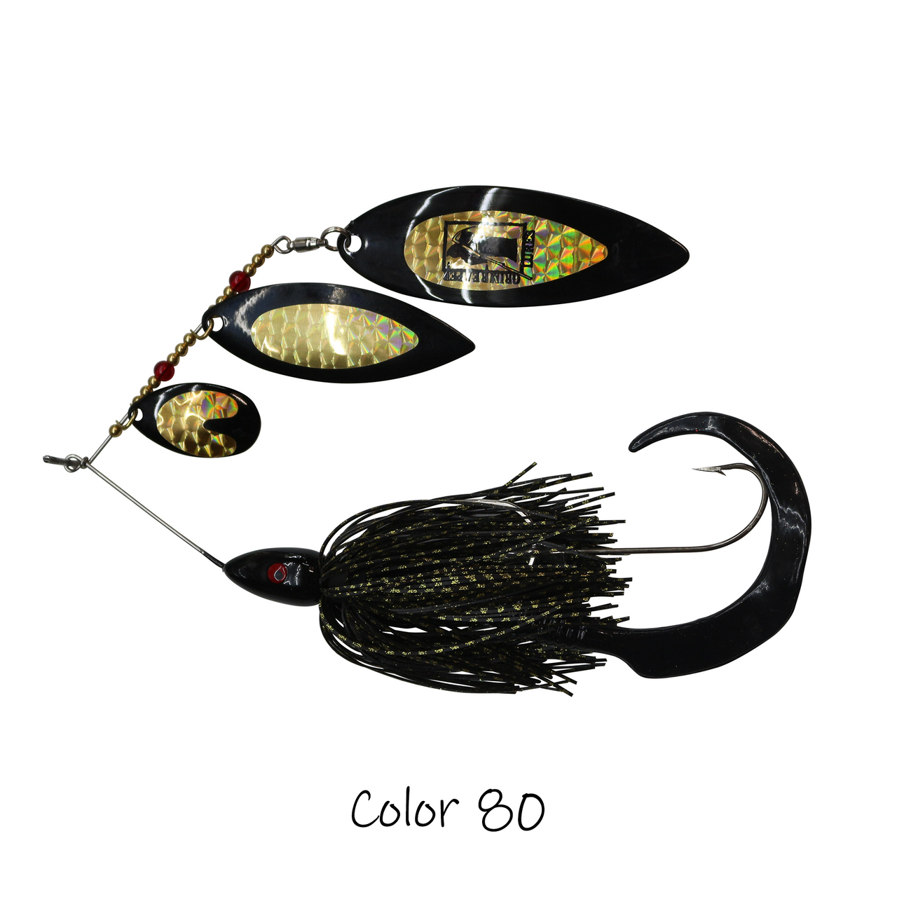 Grim Reaper Triple Threat Spinnerbait walleye/brass