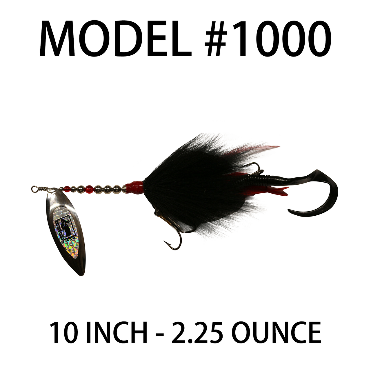 Model #1000 In-Line Magnum Muskie Bucktail