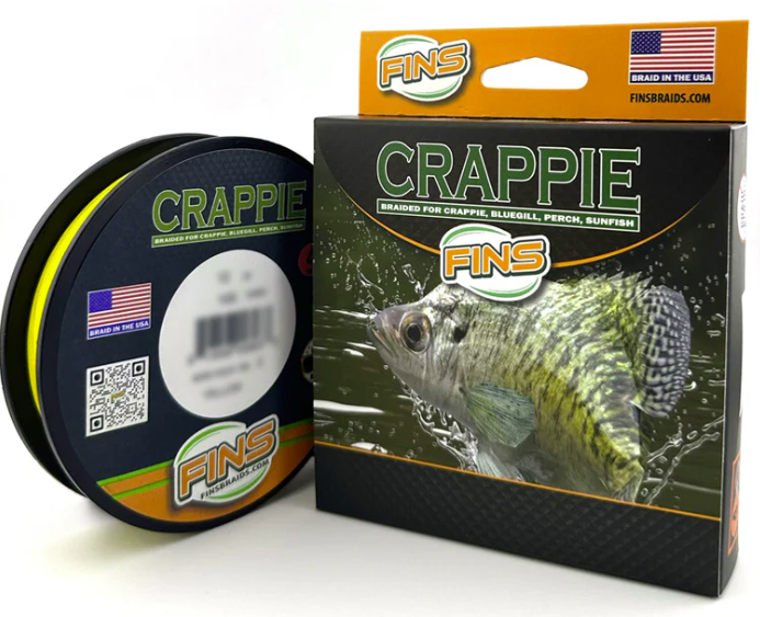crappie fishing with braided line Fins Crappie Fishing Braid