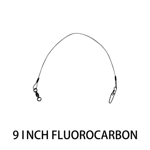 9" Fluorocarbon Leader - 80# | .033" Diameter